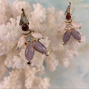 Vintage Pair of Pierrot / Clown Brooches Rhinestone